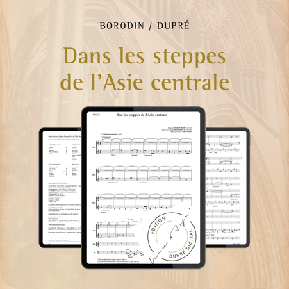 Borodine: Dans les steppes de l'Asie centrale (transcr. M. Dupré)