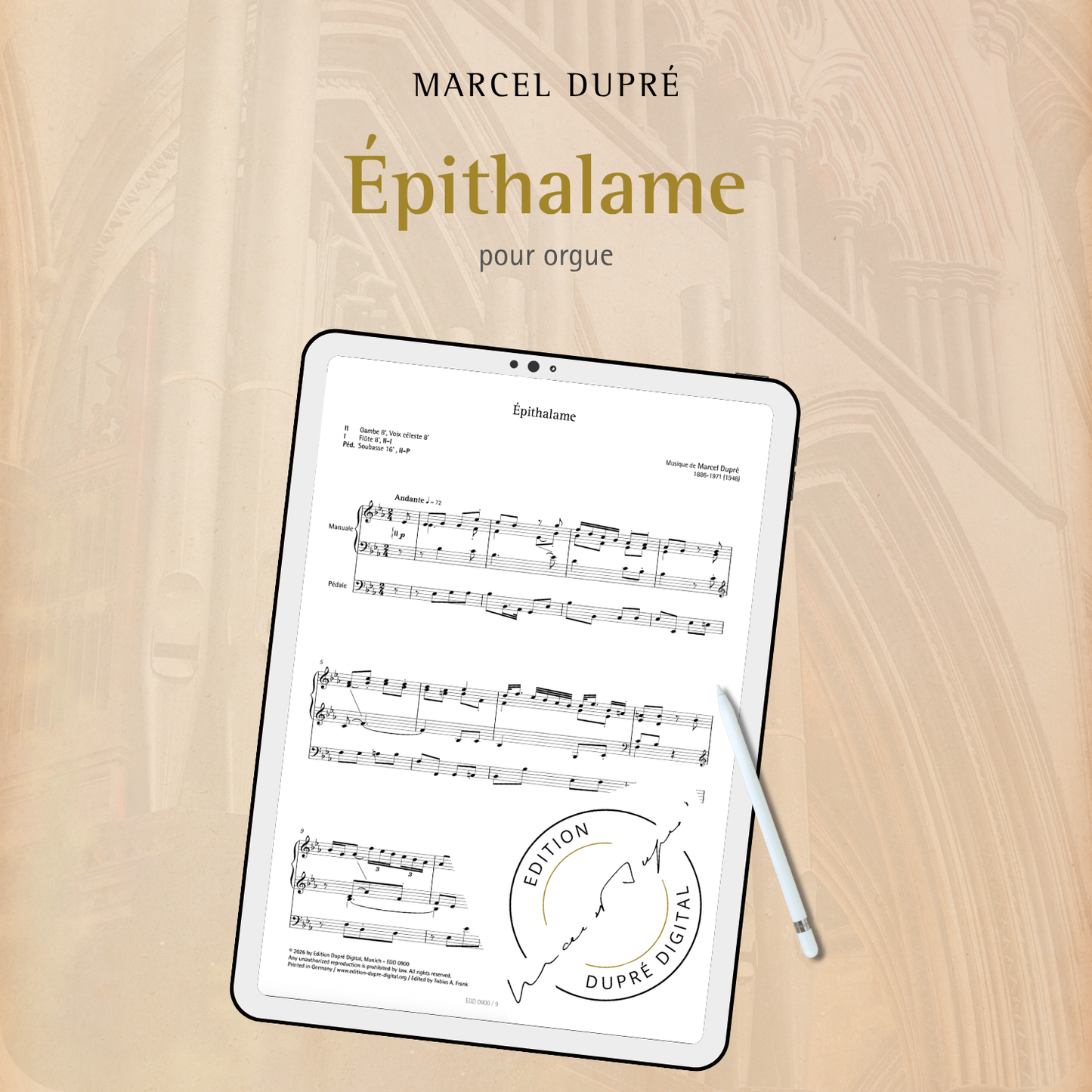 Marcel Dupré: Épithalame
