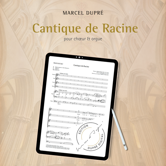 Marcel Dupré: Cantique de Racine