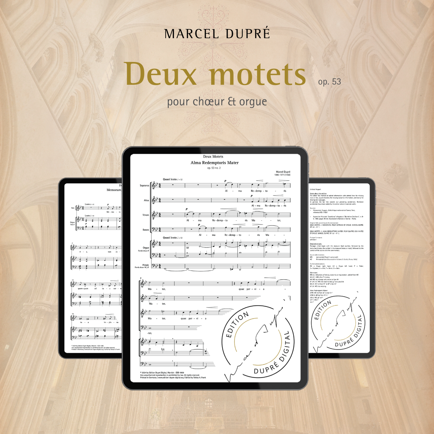Marcel Dupré: Deux motets op. 53
