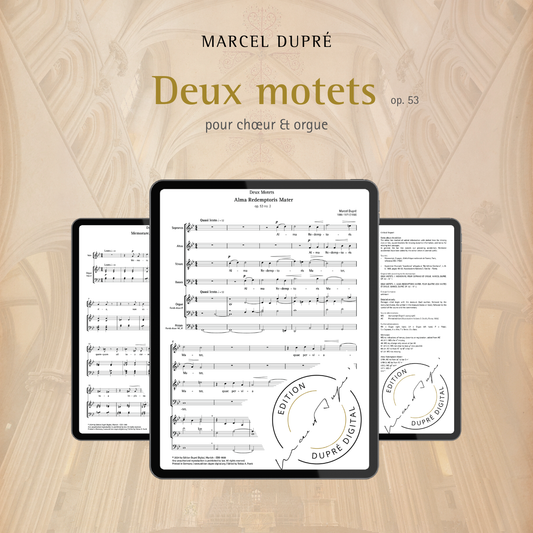 Marcel Dupré: Deux motets op. 53