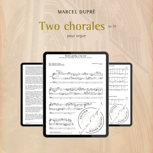 Marcel Dupré: Two Chorales, op. 59