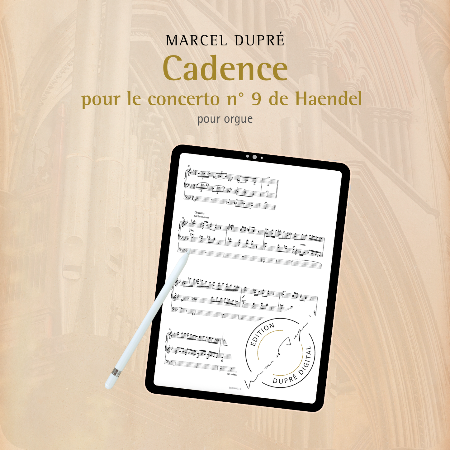 Marcel Dupré: Cadence pour le concerto n° 9 de Haendel