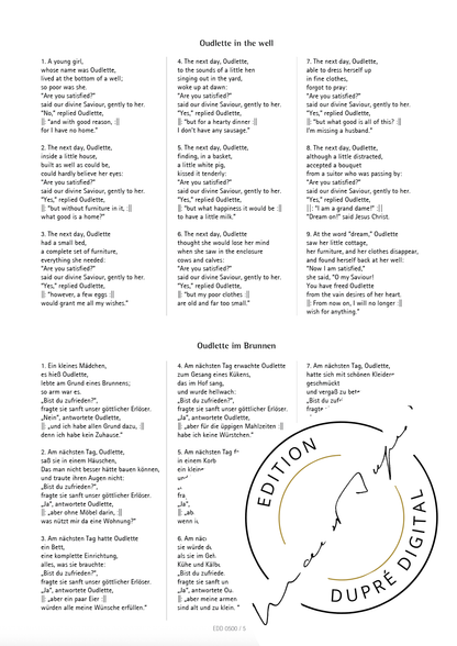 Marcel Dupré: Deux nouvelles mélodies