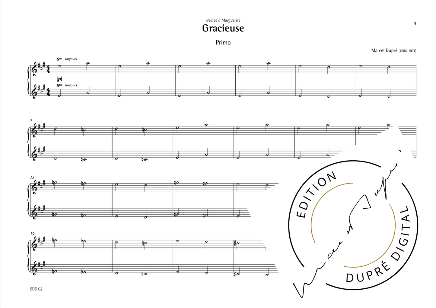 Marcel Dupré: Gracieuse