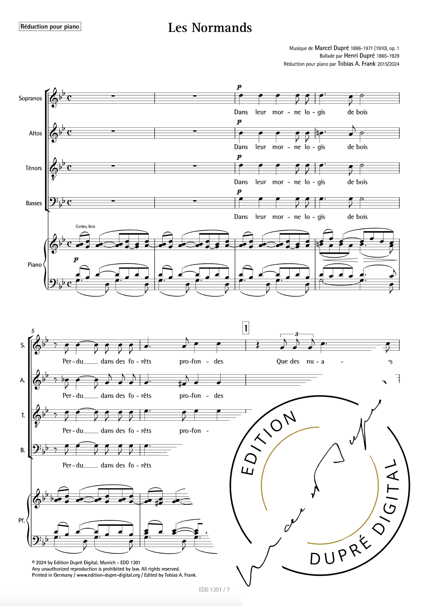 Marcel Dupré: Les Normands op. 1