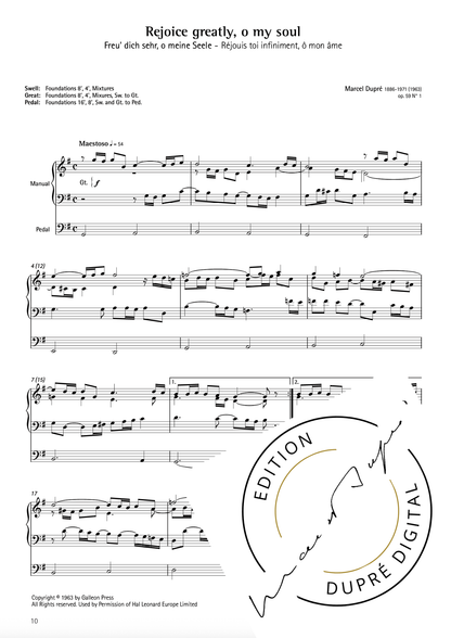 Marcel Dupré: Two Chorales, op. 59