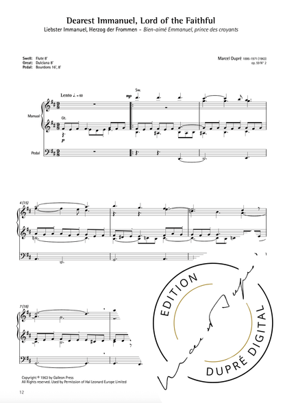 Marcel Dupré: Two Chorales, op. 59