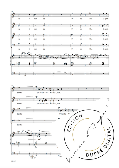 Marcel Dupré: Cantique de Racine