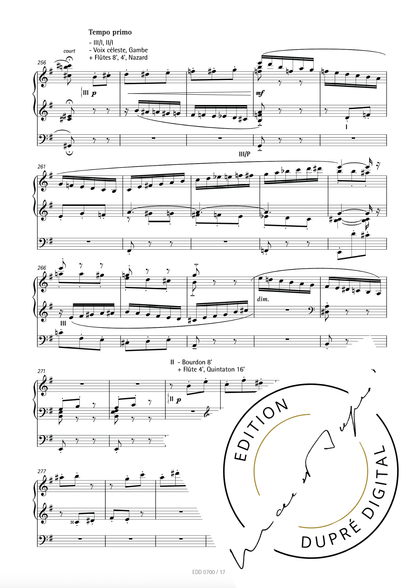 Marcel Dupré: Intermezzo pour orgue